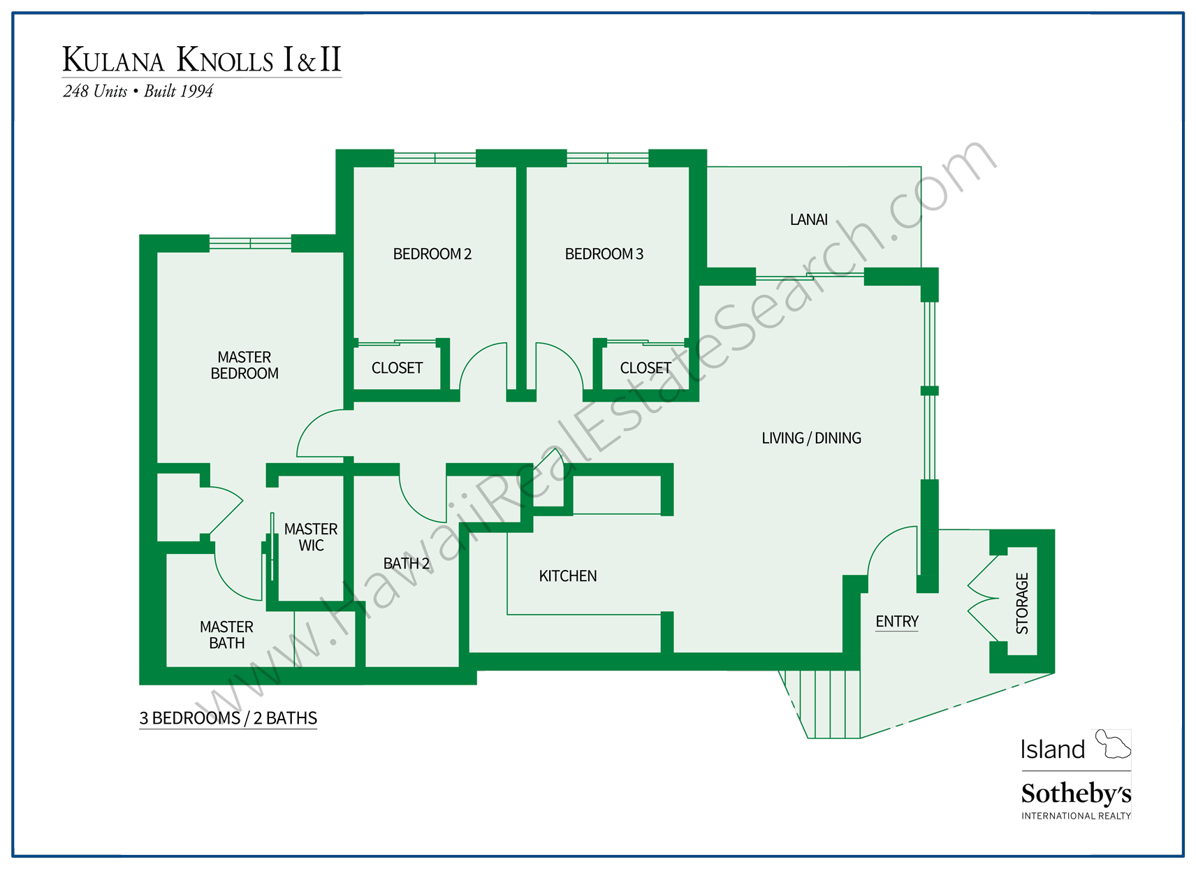 Kulana Knolls Floor Plan